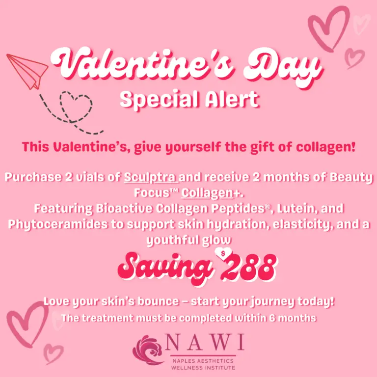 Valentines Day Special Offer for Collagen at NAWI, Naples, FL