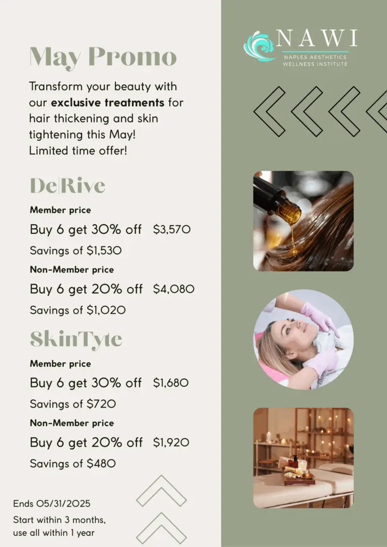 May 2025 Special Offer from NAWI, Naples