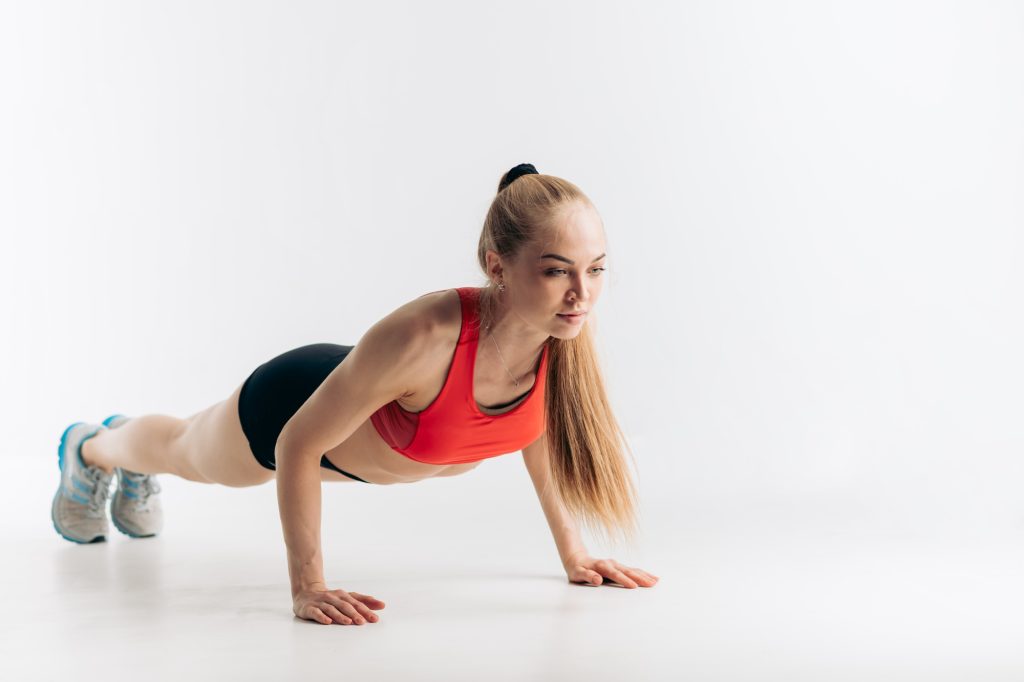 push up routine. benefits of doing push ups