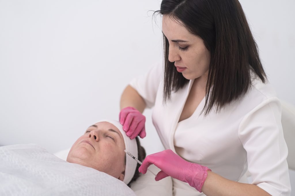 Transform skin with mesotherapy or hyaluronic acid shots. Skilled beauticians use injections