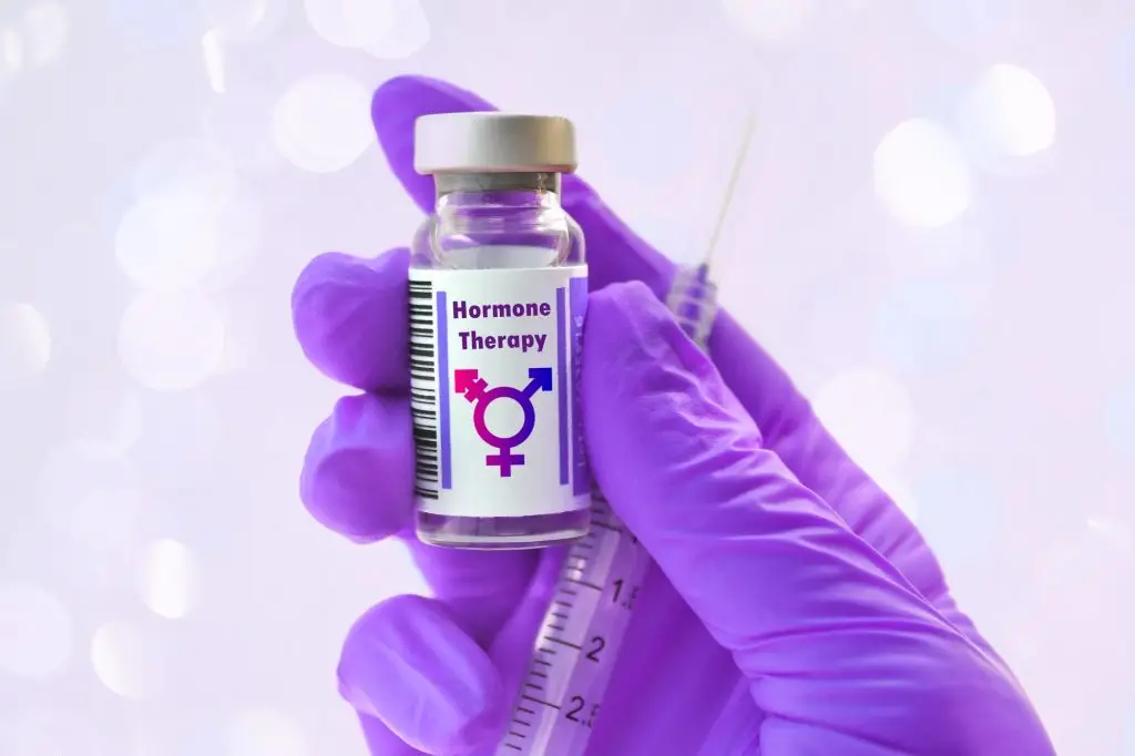 Transgender hormone therapy treatment injections