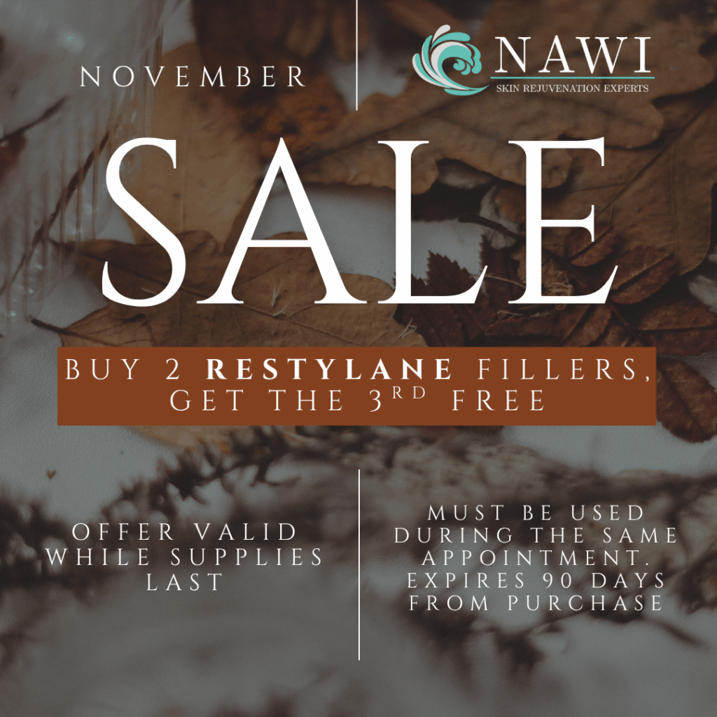 NAWI Special offer for Restylane filler in November 2025 at Naples, FL